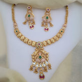 Buy Dot Short Necklace Set For Girls & Women Online | Roodap